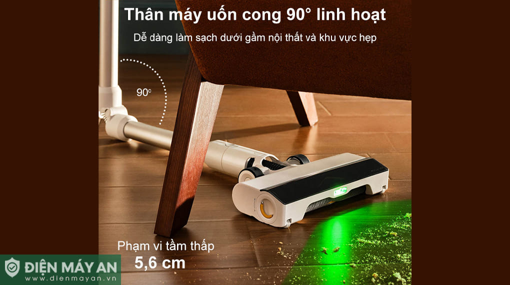 Máy hút bụi cầm tay Roborock H60 - Trắng